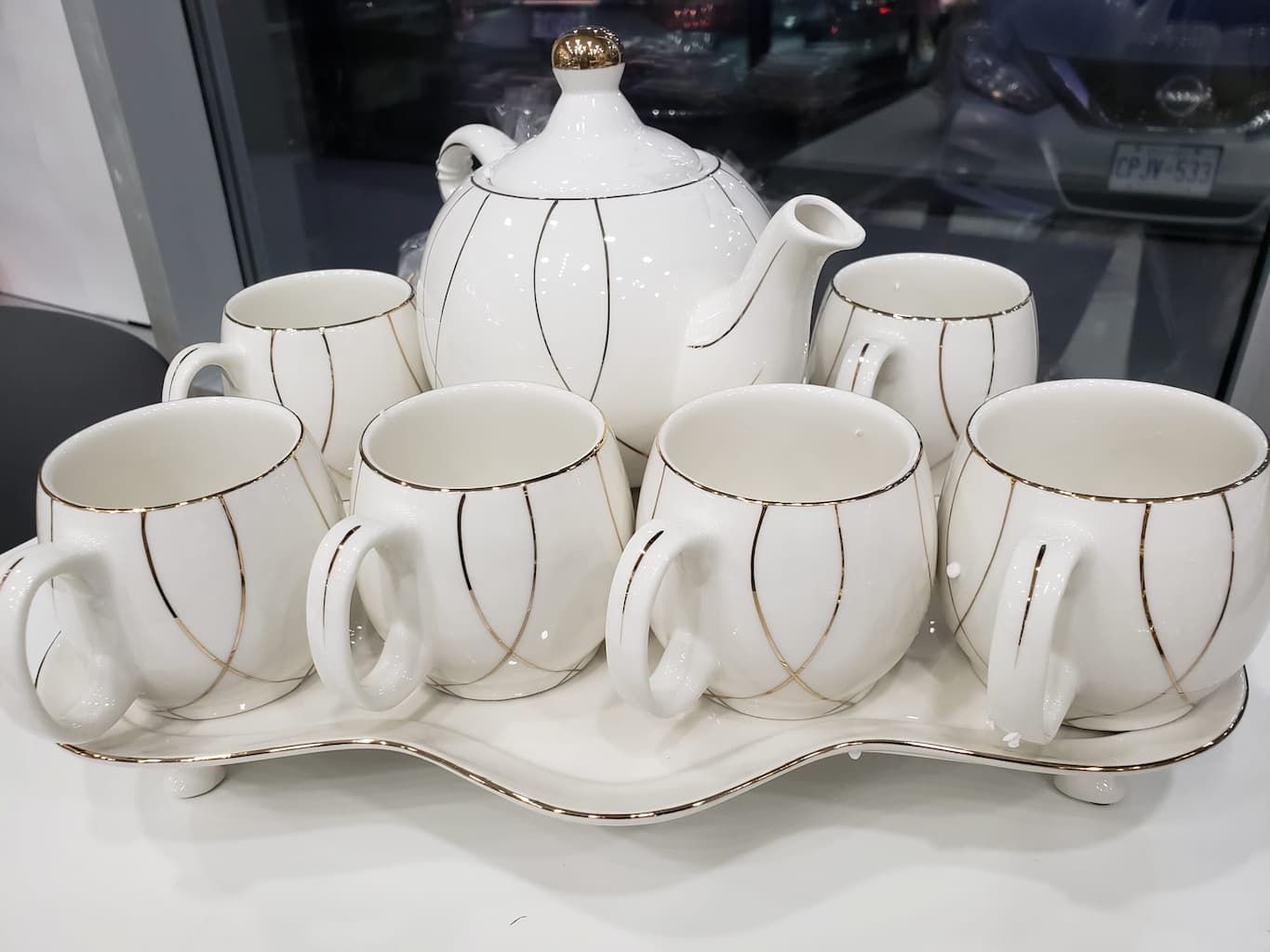 Tea Set with Tray, 8pc. thumbnail